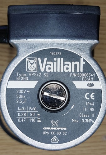 Vaillant grundfoss pump 160977 - vaillant,