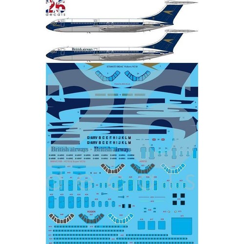 144 boac vickers 10 - 1:144,