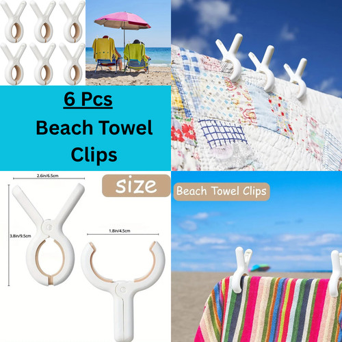 Beach towel clips non slip - beach, non-slip