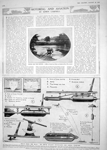 Old antique print 1914 war - old,