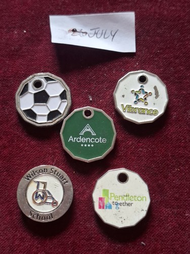 Old trolley tokens lot - tokens, 4