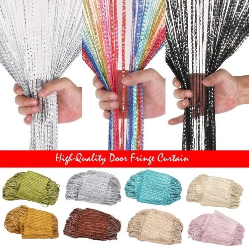 Hanging glitter curtains - hanging,
