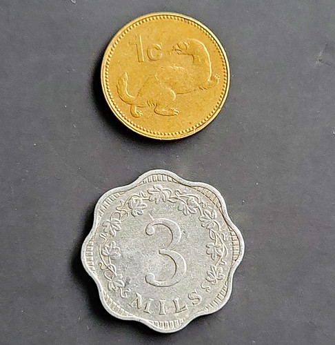 Mils cent malta coin - mils,