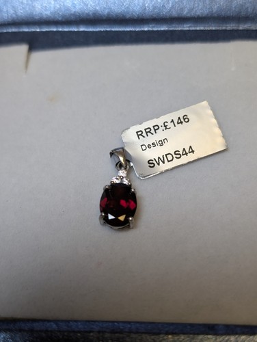 Sterling silver garnet - sterling,