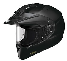Shoei Hornet Adv Adventure Motocross Helmet Off Road Plain Gloss Black Enduro