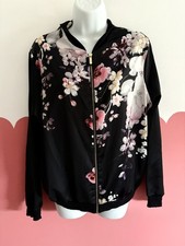 LIPSY Satin Bomber Jacket Size