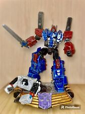 Transformers Custom Painted Ultra Magnus And Megatron Statue, Shattered Glass