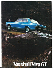 Vauxhall Viva GT HB 1969-70 UK Market Sales Brochure