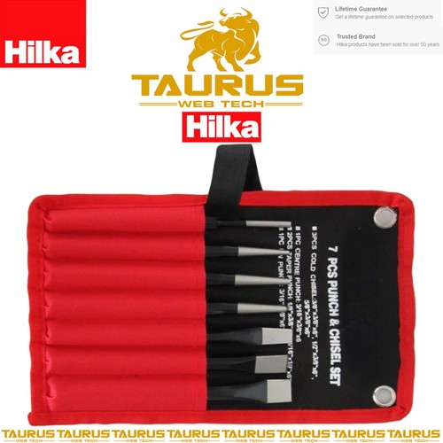 7pc hilka punch cold - punch, chisel