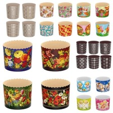 6pcs Baking Paper Molds for