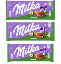 Milka Chocolate Hazelnut Bar