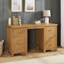 Twin Pedestal Desk Cotswold