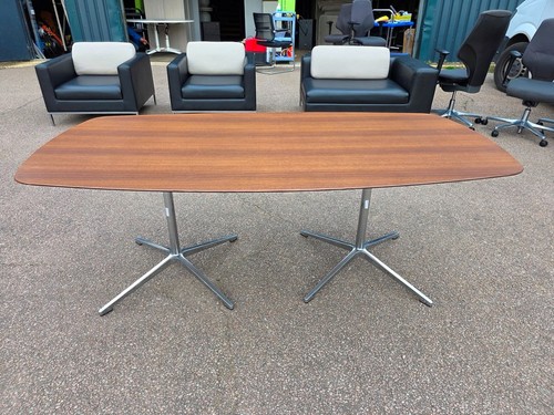 Walnut office meeting table - walnut,