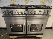 Rangemaster Excel Dual Fuel Range Cooker In Stainless Steel 110cm