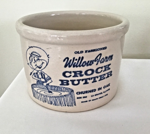 Vintage stoneware willow - vintage,