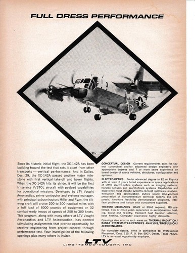1965 ling temco - ling-temco-vought, ltv
