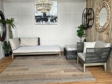 John Lewis & Partners Ariel Garden Chaise Lounging Chair And Arm Chair  