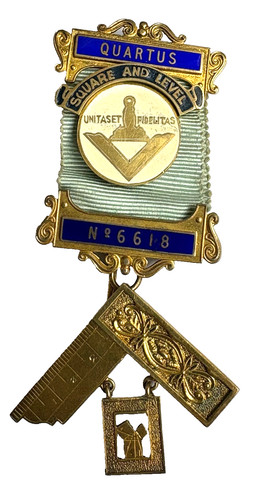 Masonic past master jewel - masonic,