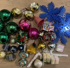 Vintage Christmas baubles