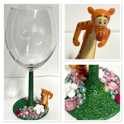 Disney wine glass winnie - winnie, the