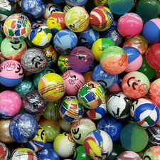 LARGE 45 mm Jet Balls Brightly bouncy balls Party Bag gifts Assorted colours fun