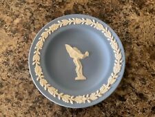 RARE ROLLS ROYCE- WEDGWOOD BLUE JASPER - SPIRIT OF ECSTASY BLUE PIN DISH.