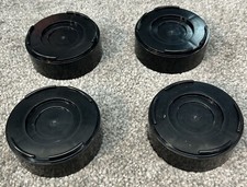 Circular Desk Raisers (Set of 4) Black