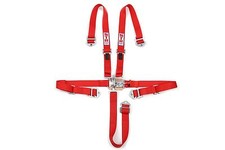 Nascar Race Harness 5-Point 2" NINJA  SFI Rated Racing Seat Belt Buckle RED STR