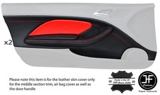 RED STITCH 2X FRONT DOOR CARD