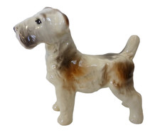 Vintage Wire Fox Terrier Dog Figurine - Made in West Germany (likely Goebel) MCM