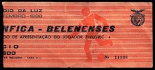 Ticket 1986 SL Benfica vs. OS Belenenses Friendly  38916