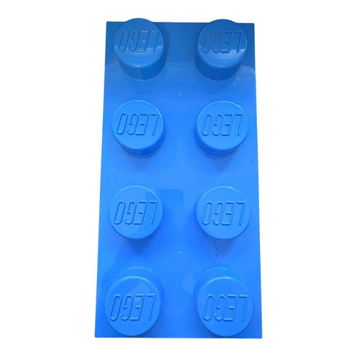 Lego storage brick blue - lego,