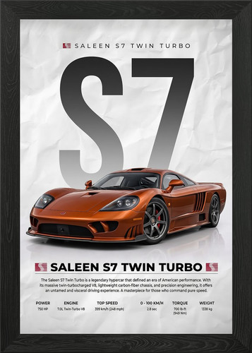 Sleek saleen twin turbo car - sleek,