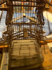 Antique Bamboo Bird Cage