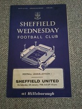 Sheffield Wednesday Football Programme