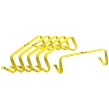 Precision Flat Hurdles Set (Set of 6) Yellow 6"