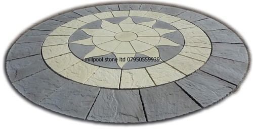 46m sun circle - paving, patio