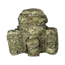 British Army MTP PLCE Long Back Bergen with Side Pouches 120 Litre