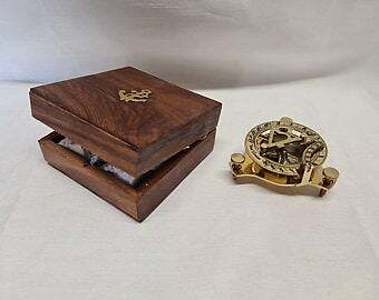 Inch captain brass sundial - 3,