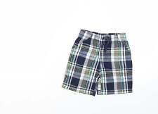 Jumping Beans Boys Multicoloured Check 100% Cotton Sweat Shorts Size 4 Years Reg