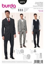 Burda Mens Sewing Pattern 6871