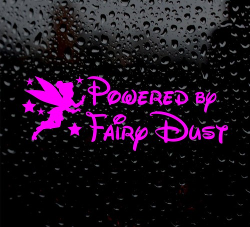 Powered fairy dust decal - powered,