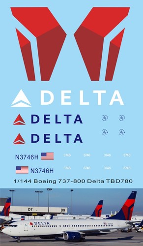144 decals for boeing - boeing, 737