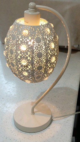 Frah ivory table desk lamp - table,