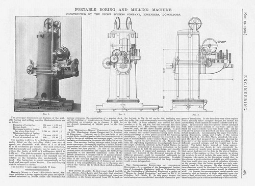 1909 antique engineering - antique, print