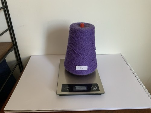 Purple ply shetland yarn - purple, 4