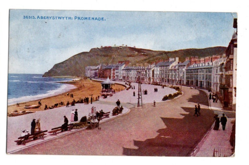 Aberystwyth promenade posted - promenade,