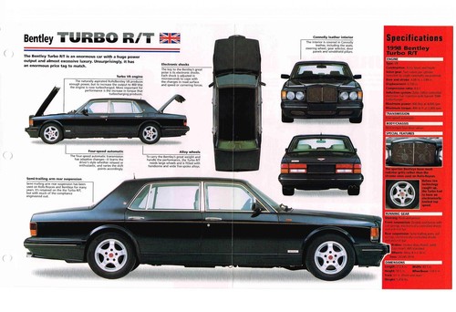 1997 1998 bentley turbo - 1997/1998, r/t