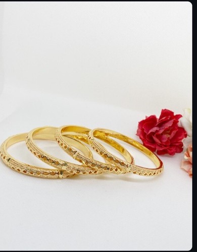 Gold plated bangles indian - plated,