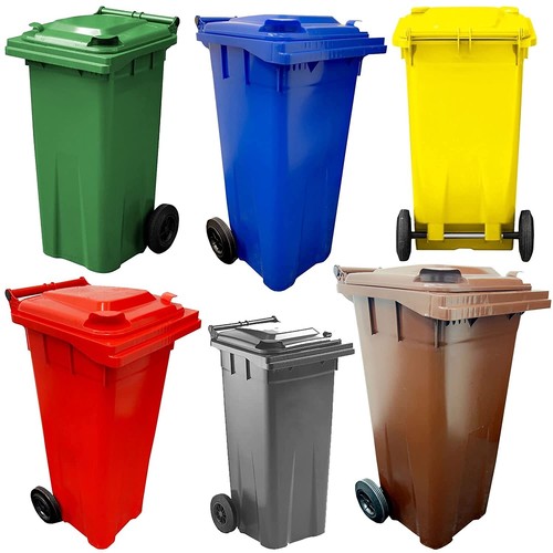 140l litre plastic wheelie - 140l,